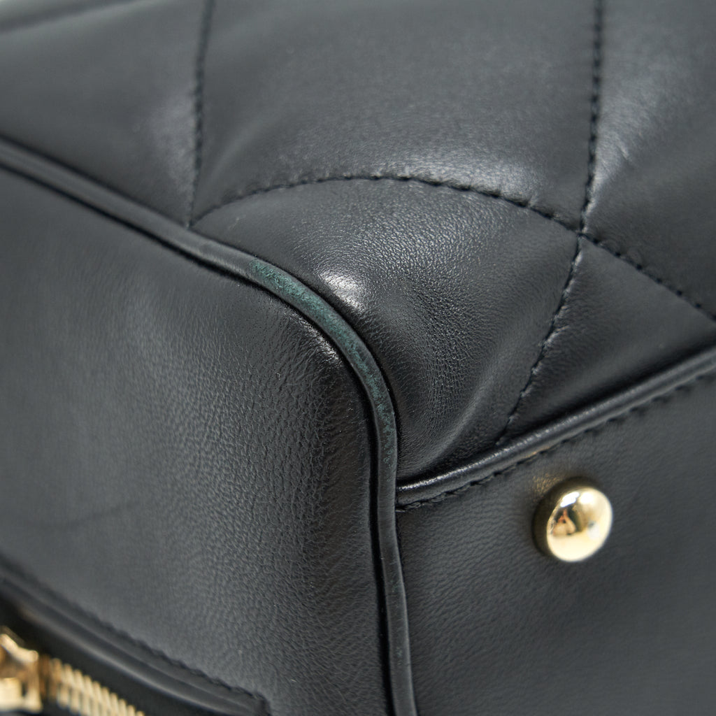 Chanel Black Lambskin Bowling Bag