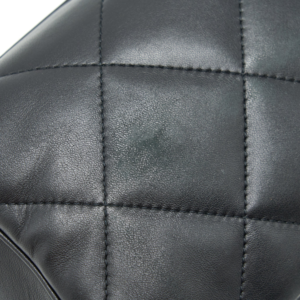 Chanel Black Lambskin Bowling Bag
