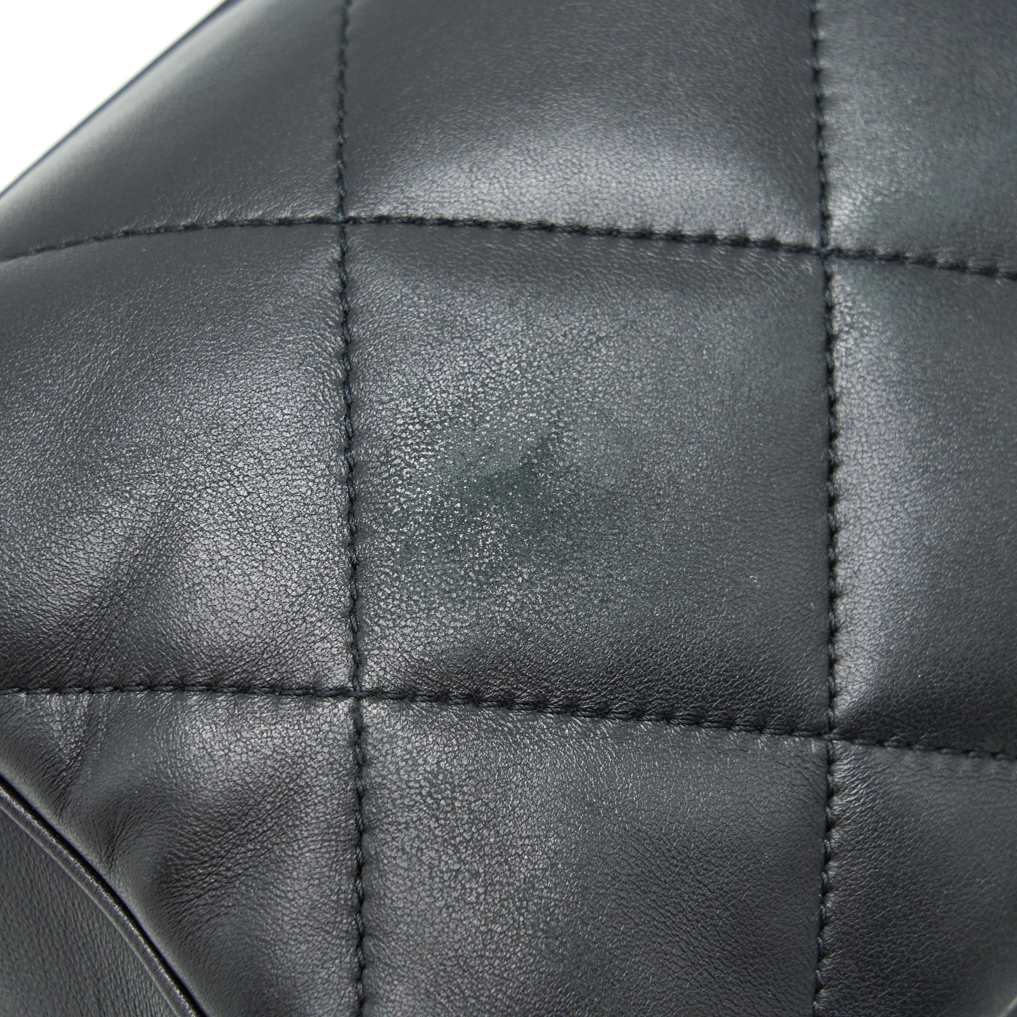 Chanel Black Lambskin Bowling Bag