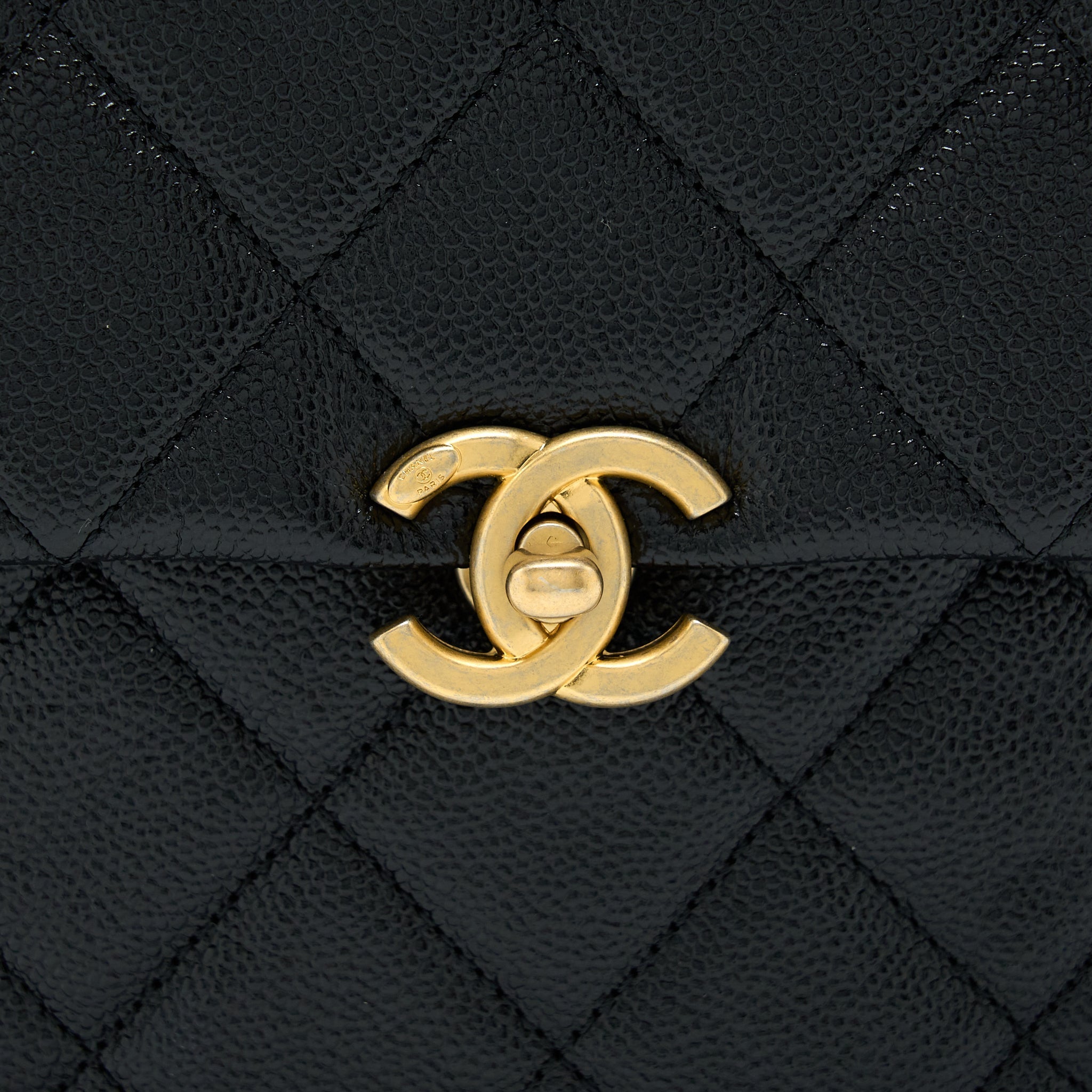 Chanel 22P Flap Backpack Caviar Black