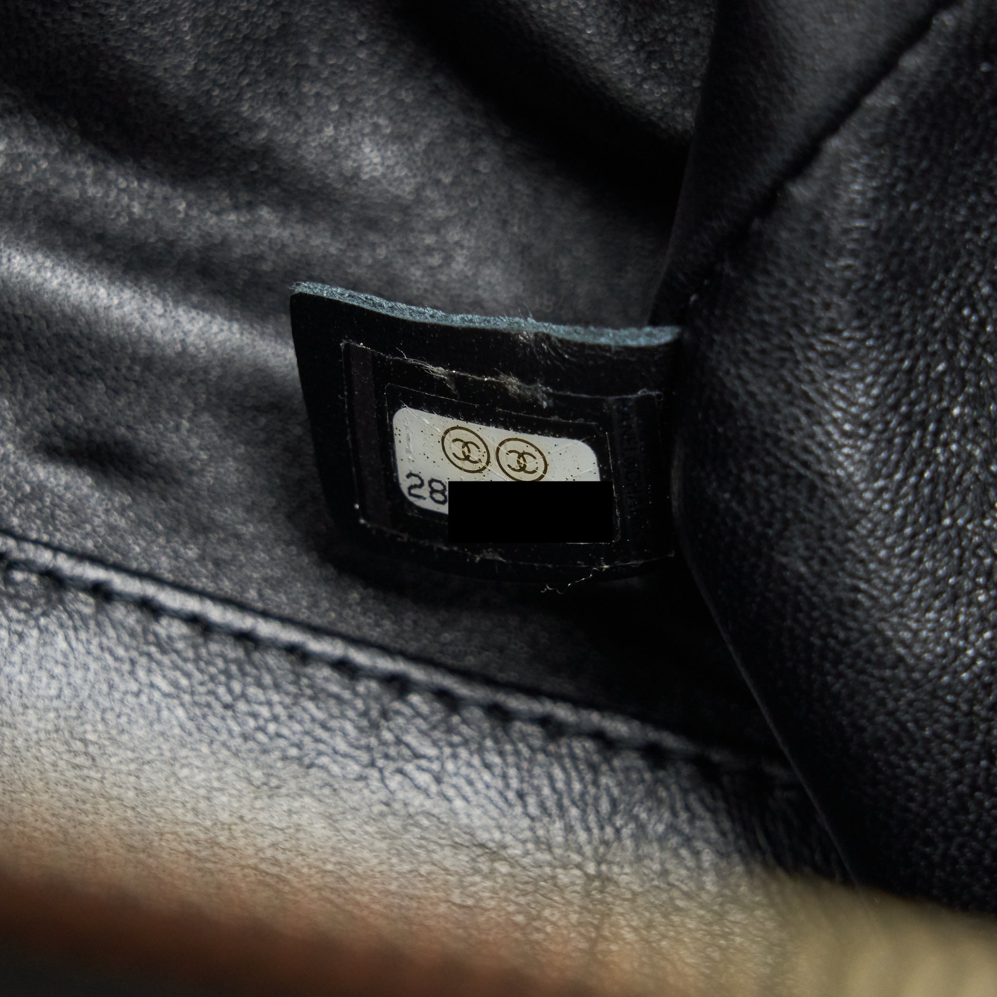 Chanel Black Lambskin Bowling Bag