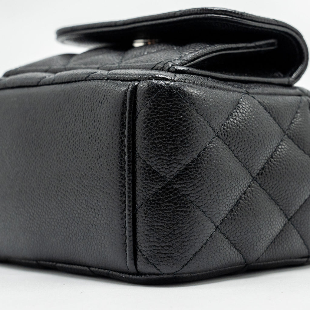 Chanel 24P Mini Backpack/Crossbody Bag Caviar Black  (Microchip)