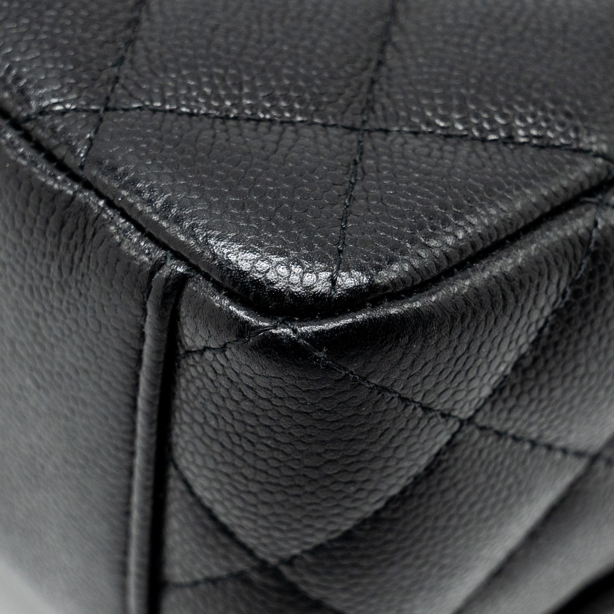 Chanel 24P Mini Backpack/Crossbody Bag Caviar Black  (Microchip)