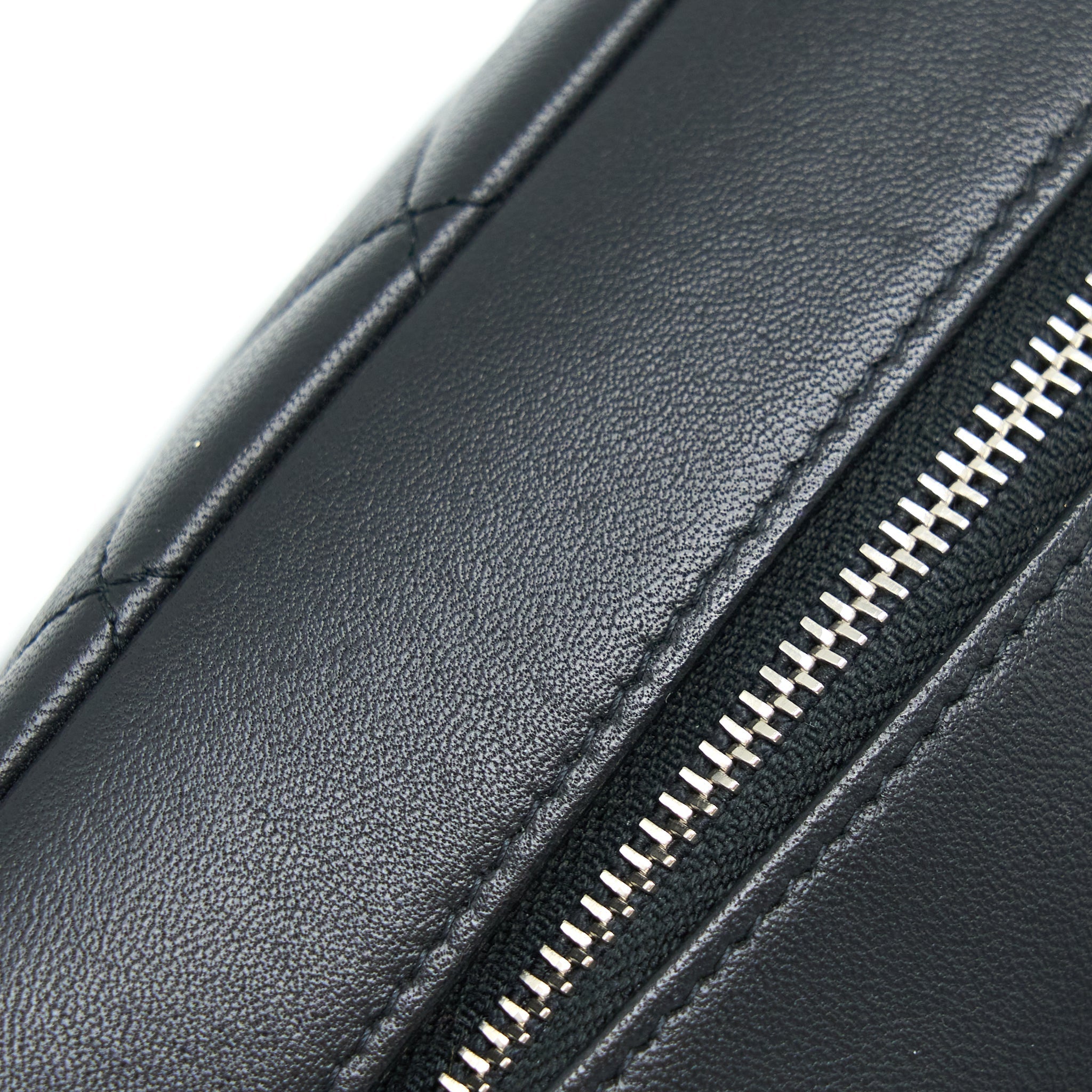 Chanel Camera Clutch Lambskin Black