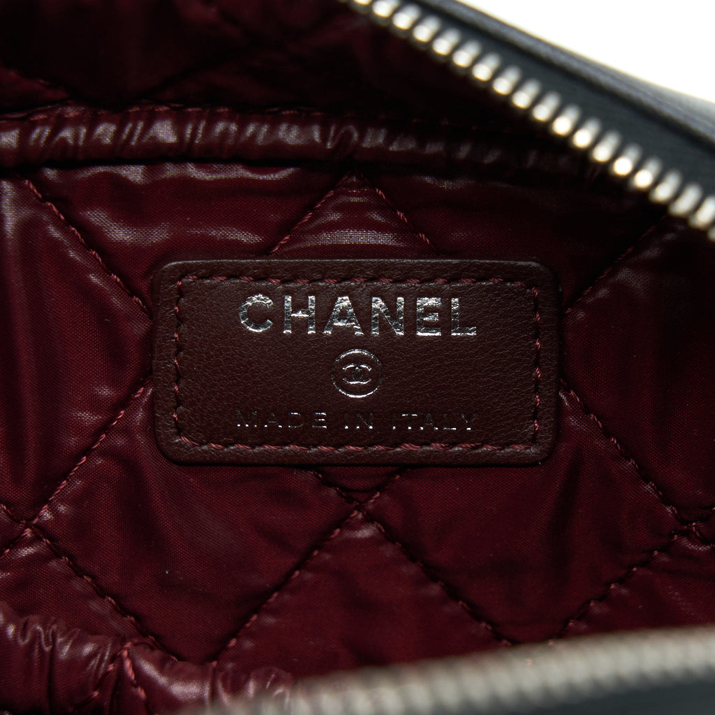 Chanel Camera Clutch Lambskin Black