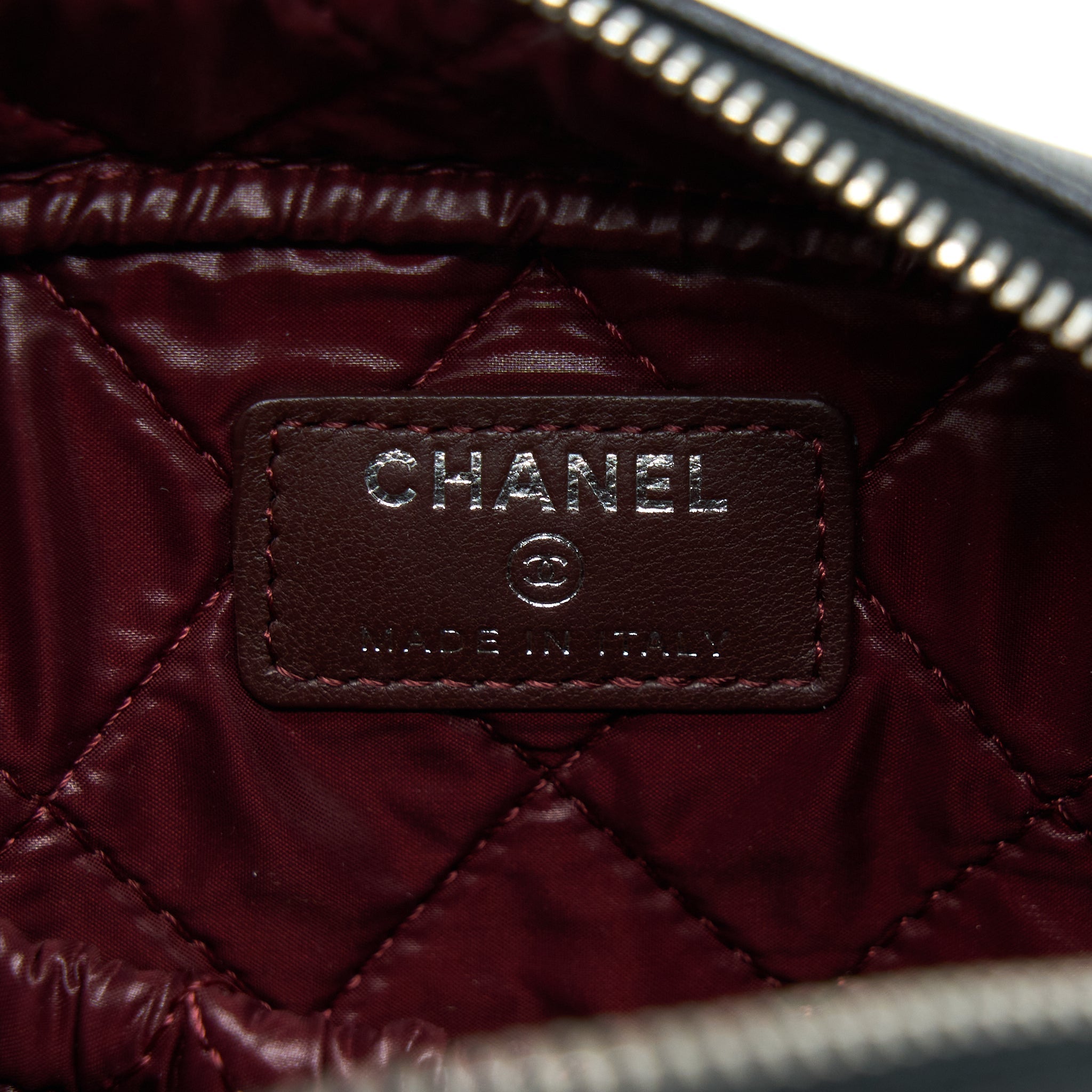 Chanel Camera Clutch Lambskin Black