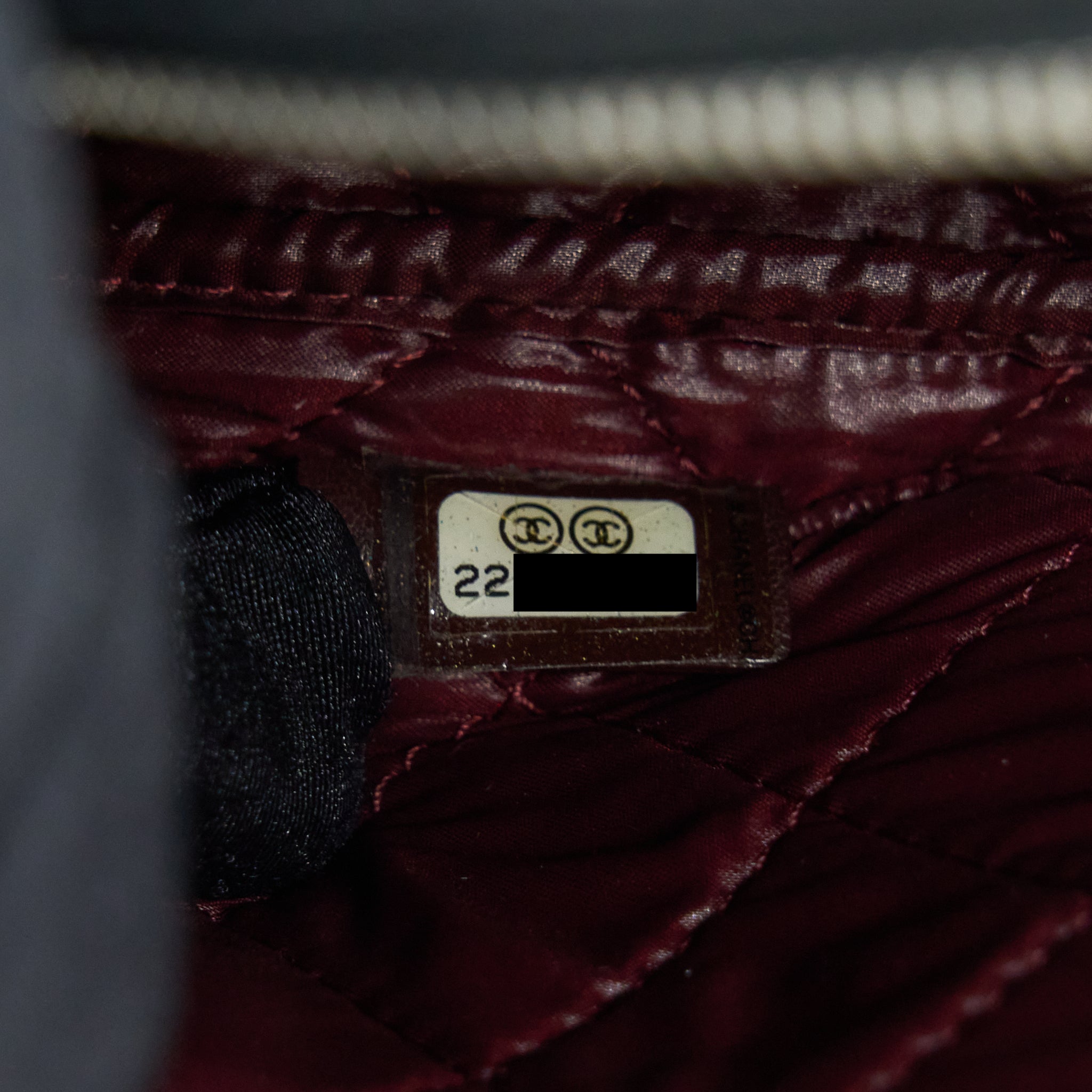 Chanel Camera Clutch Lambskin Black