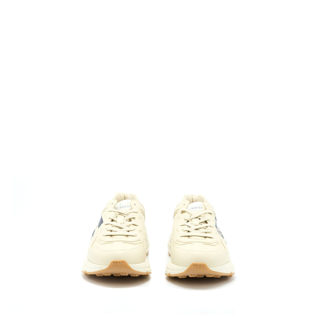 Gucci Size 10 Men�s Rhyton Sneaker with "25" Leather Ivory/Multicolour