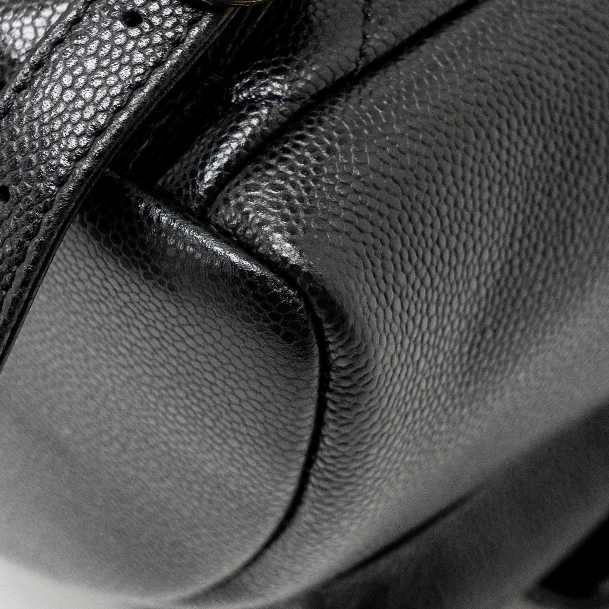 Chanel Triple Pack Duma Backpack Caviar Black L (Microchip)