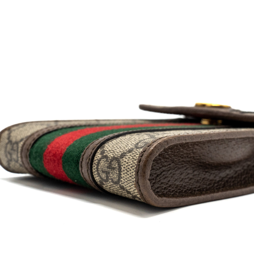 Gucci Ophidia GG vertical flap mini bag GG supermen canvas / calfskin multicolour