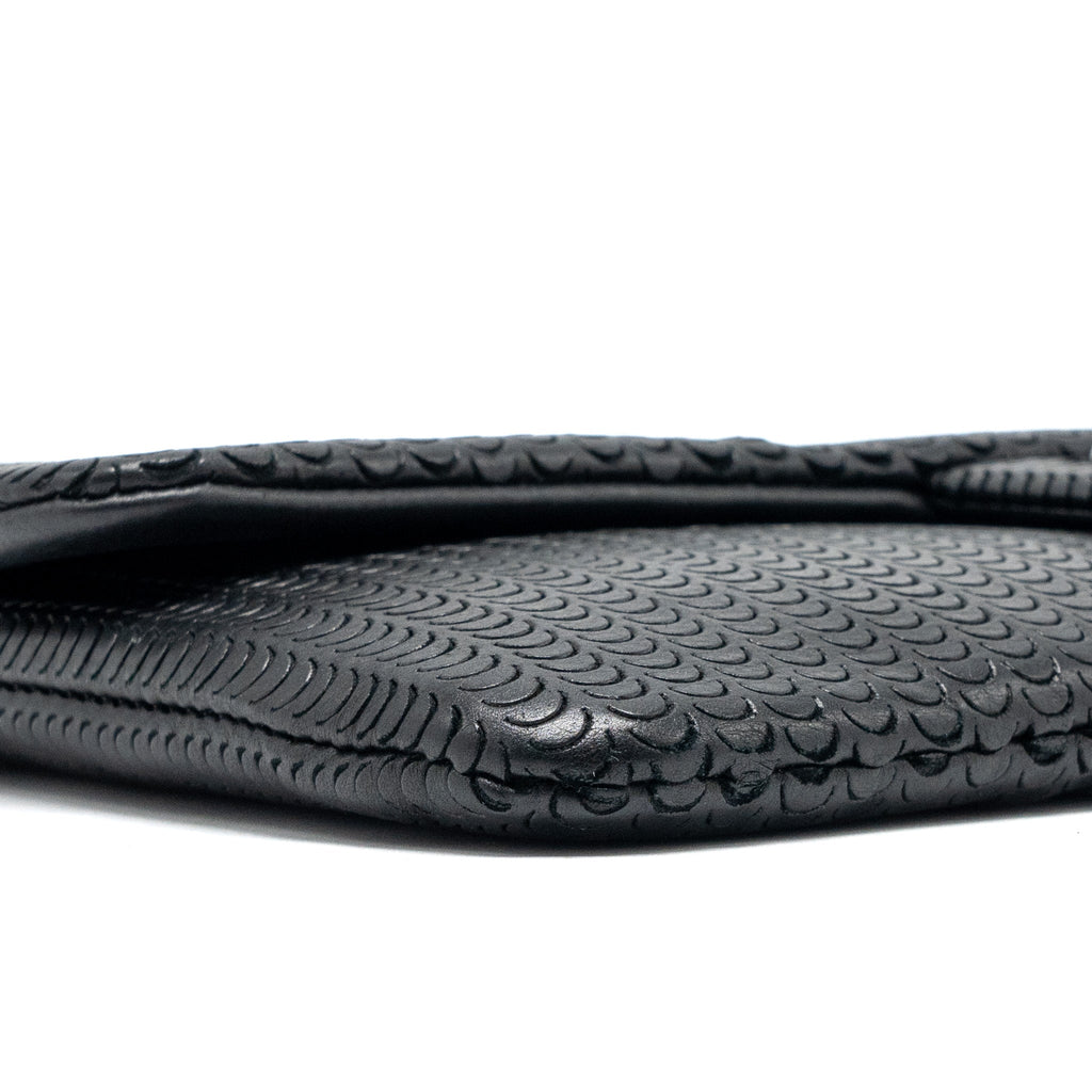 Chanel Flap Clutch Lambskin Black with Black Hardware