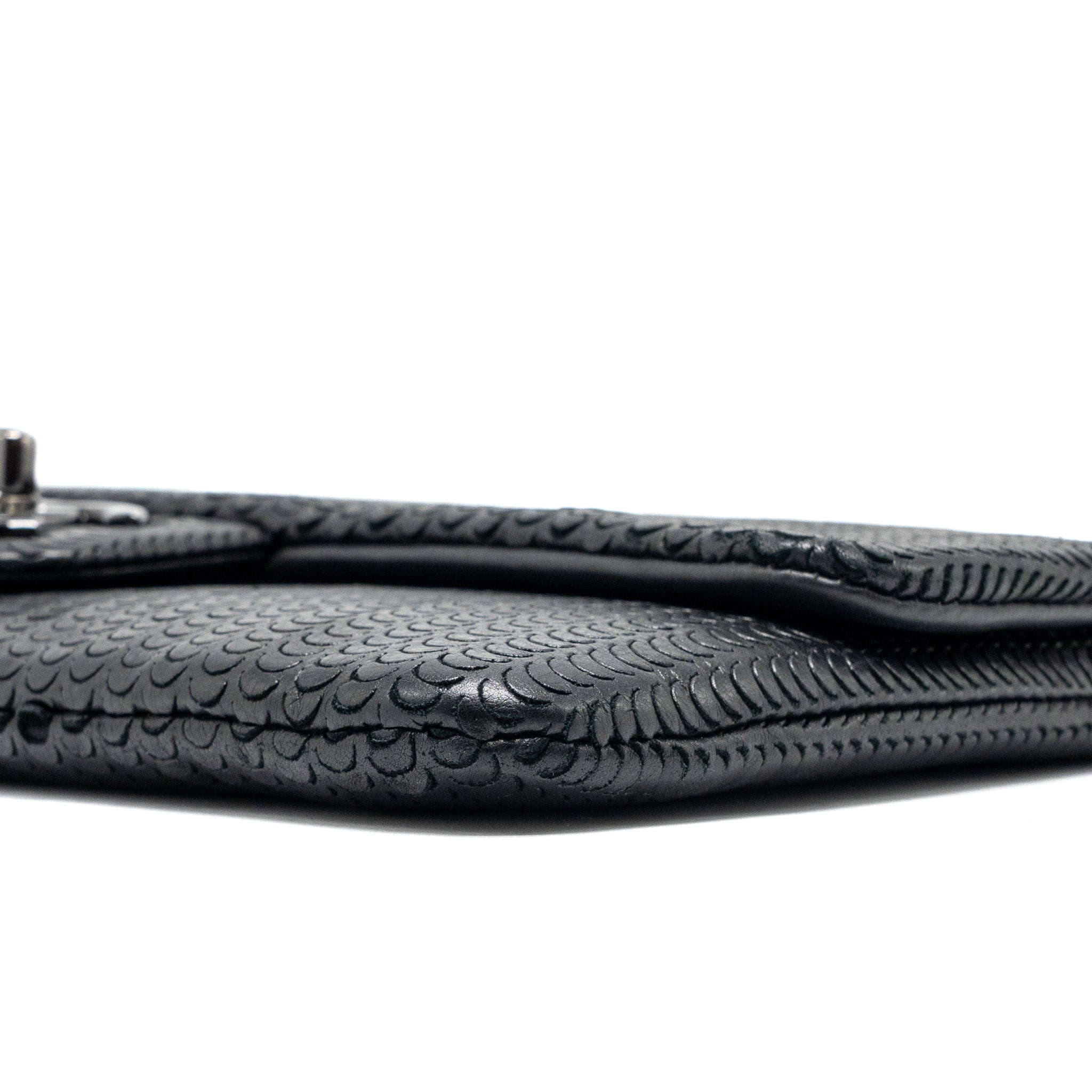 Chanel Flap Clutch Lambskin Black with Black Hardware