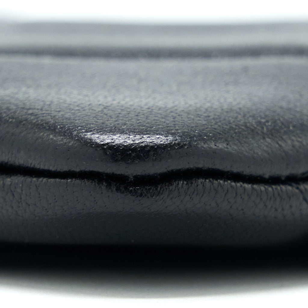 Chanel 19 Clutch Lambskin Black