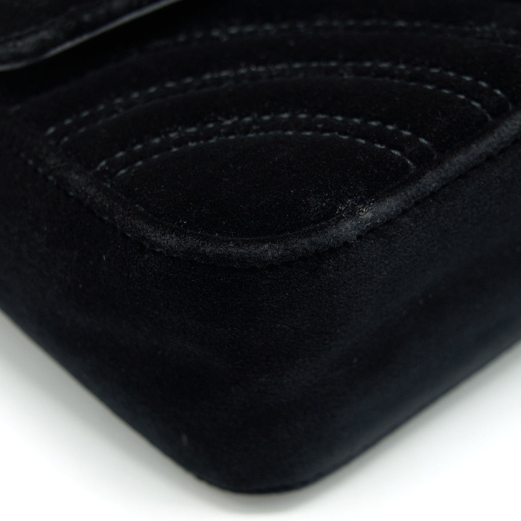 Gucci mini marmont Velvet black