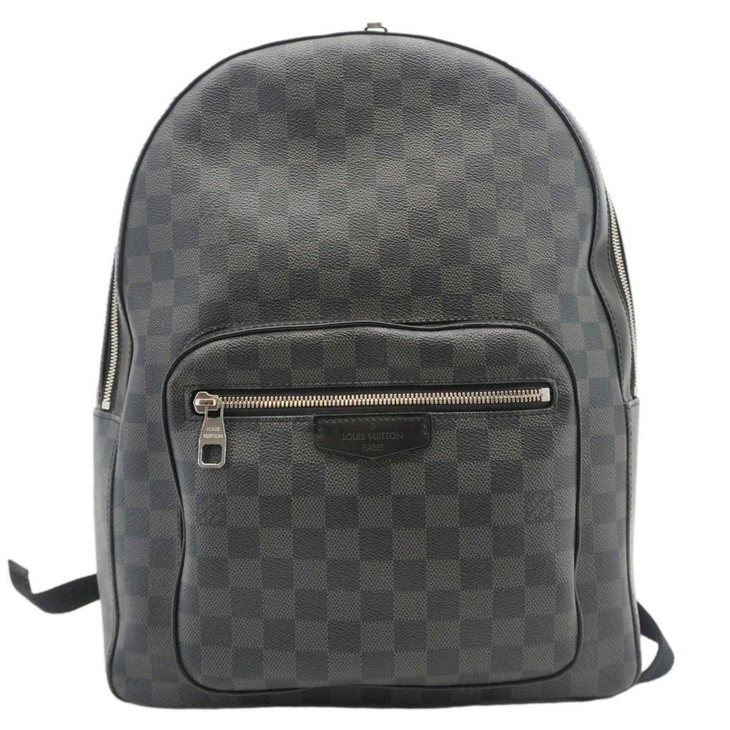 LOUIS VUITTON Josh Damier Graphite Backpack Black