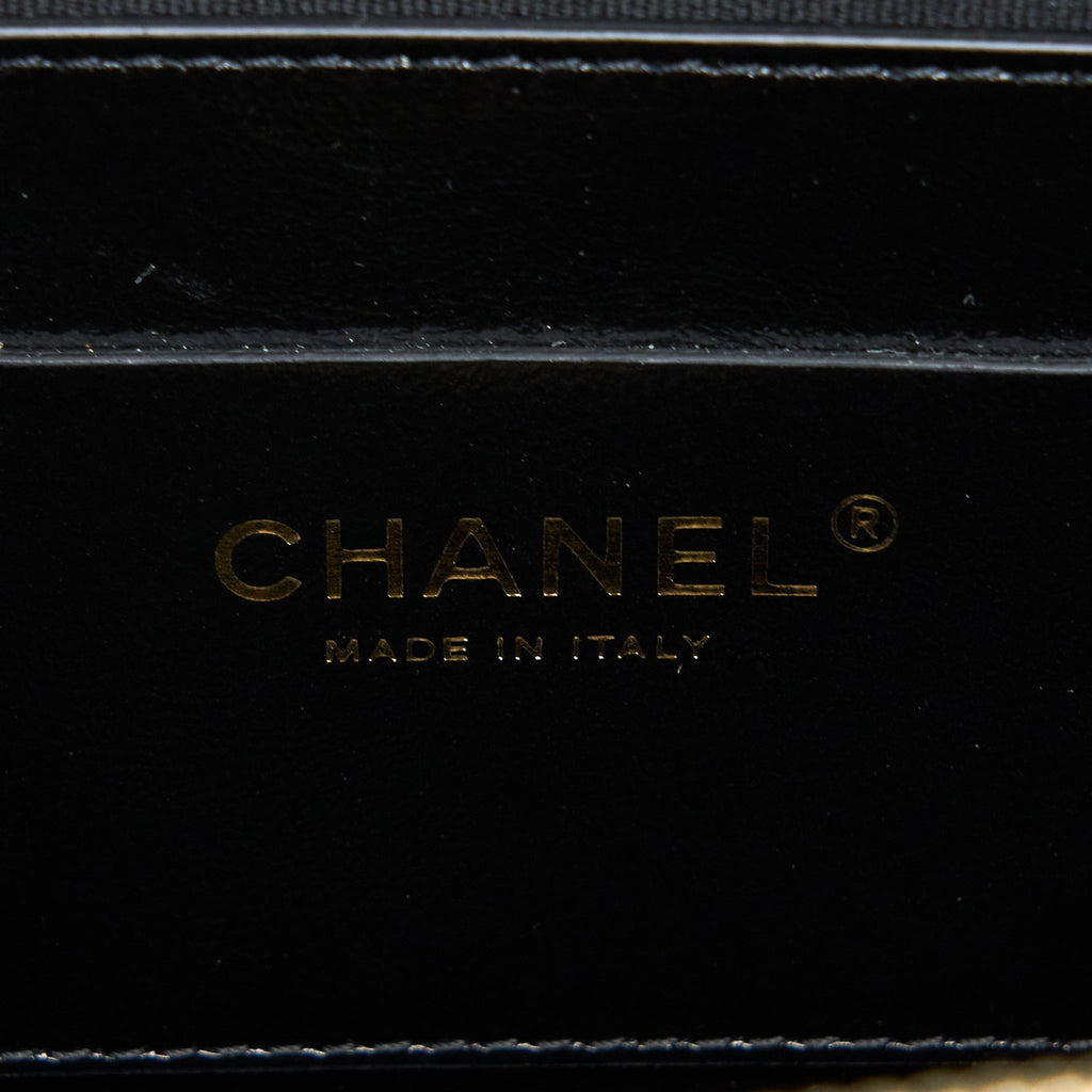 Chanel 22A Backpack Patent Black L (Microchip)