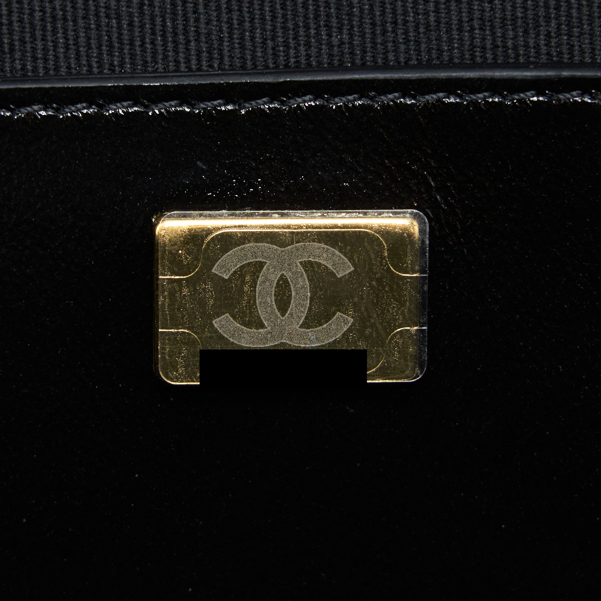 Chanel 22A Backpack Patent Black L (Microchip)