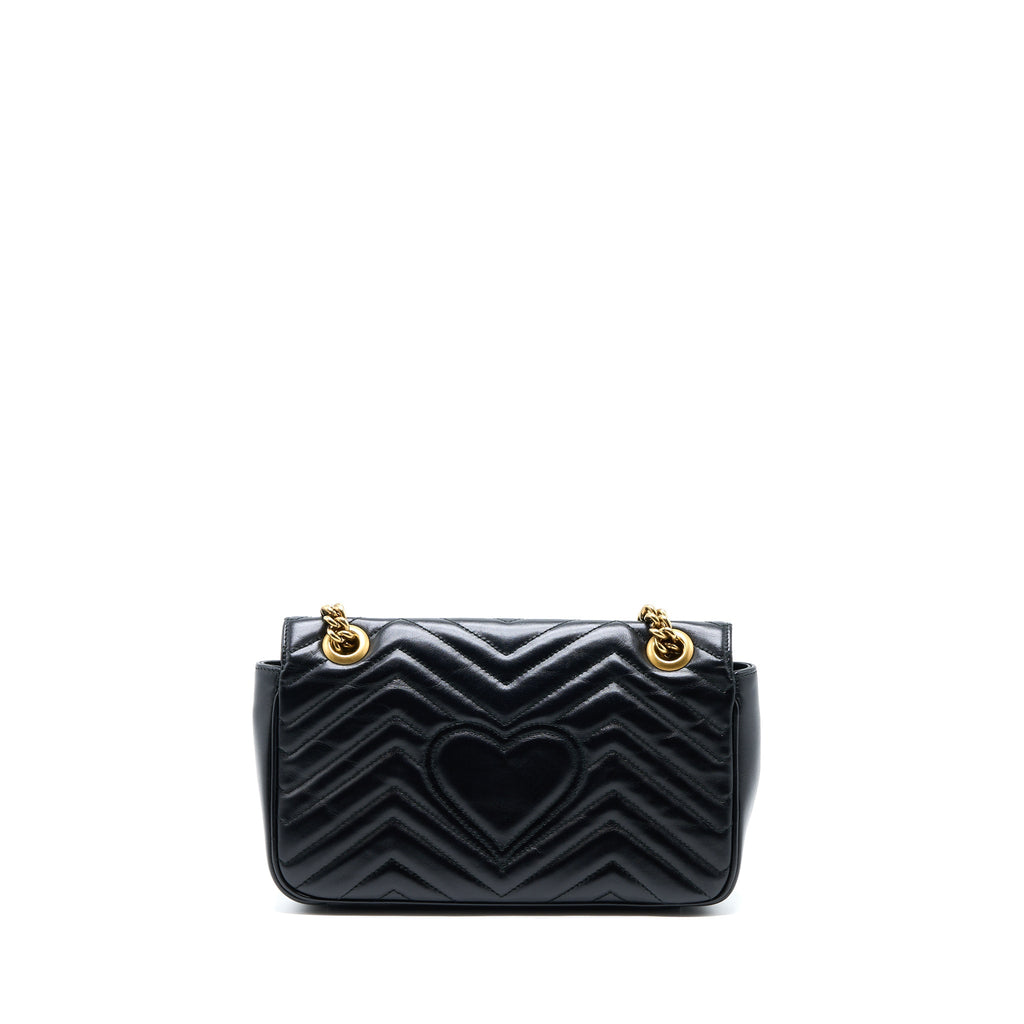 Gucci Small Marmont Calfskin Black