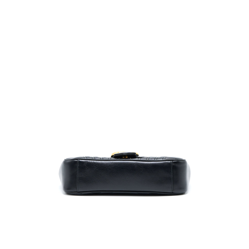 Gucci Small Marmont Calfskin Black