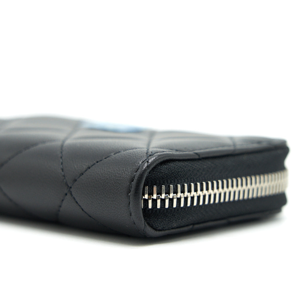 Chanel Classic Zipped Coin Purse black  Lambskin
