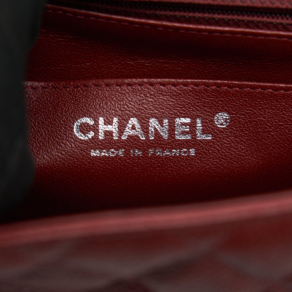 CHANEL MINI SQUARE CARVIAR RED