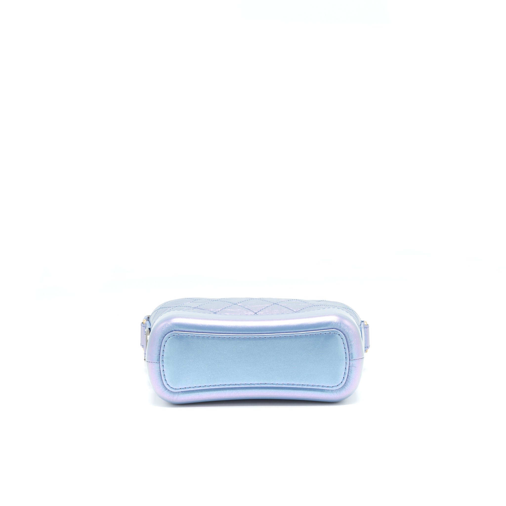 Chanel Small Gabrielle Hobo Bag Iridescent Blue