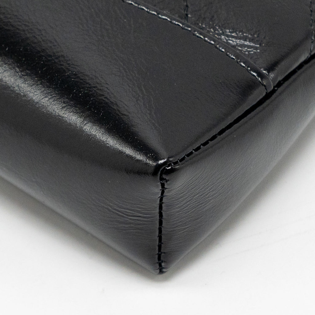 Chanel 24c Mini 31 Clutch With Chain Shiny Calfskin Black L (Microchip)