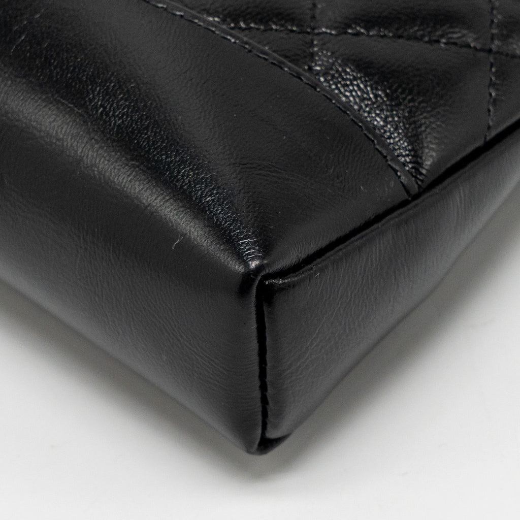 Chanel Mini 31 Clutch with Chain shiny lambskin black L (microchip)