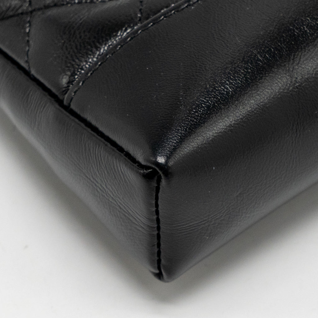 Chanel Mini 31 Clutch with Chain shiny lambskin black L (microchip)