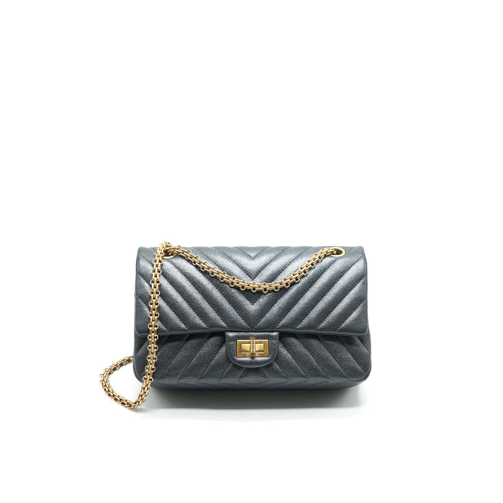 Chanel Chevron Small 2.55 226 Reissue Bag Charcoal