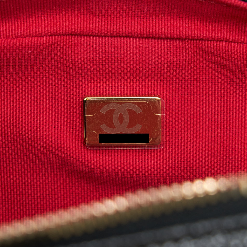 Chanel 22P Flap Backpack Caviar Black