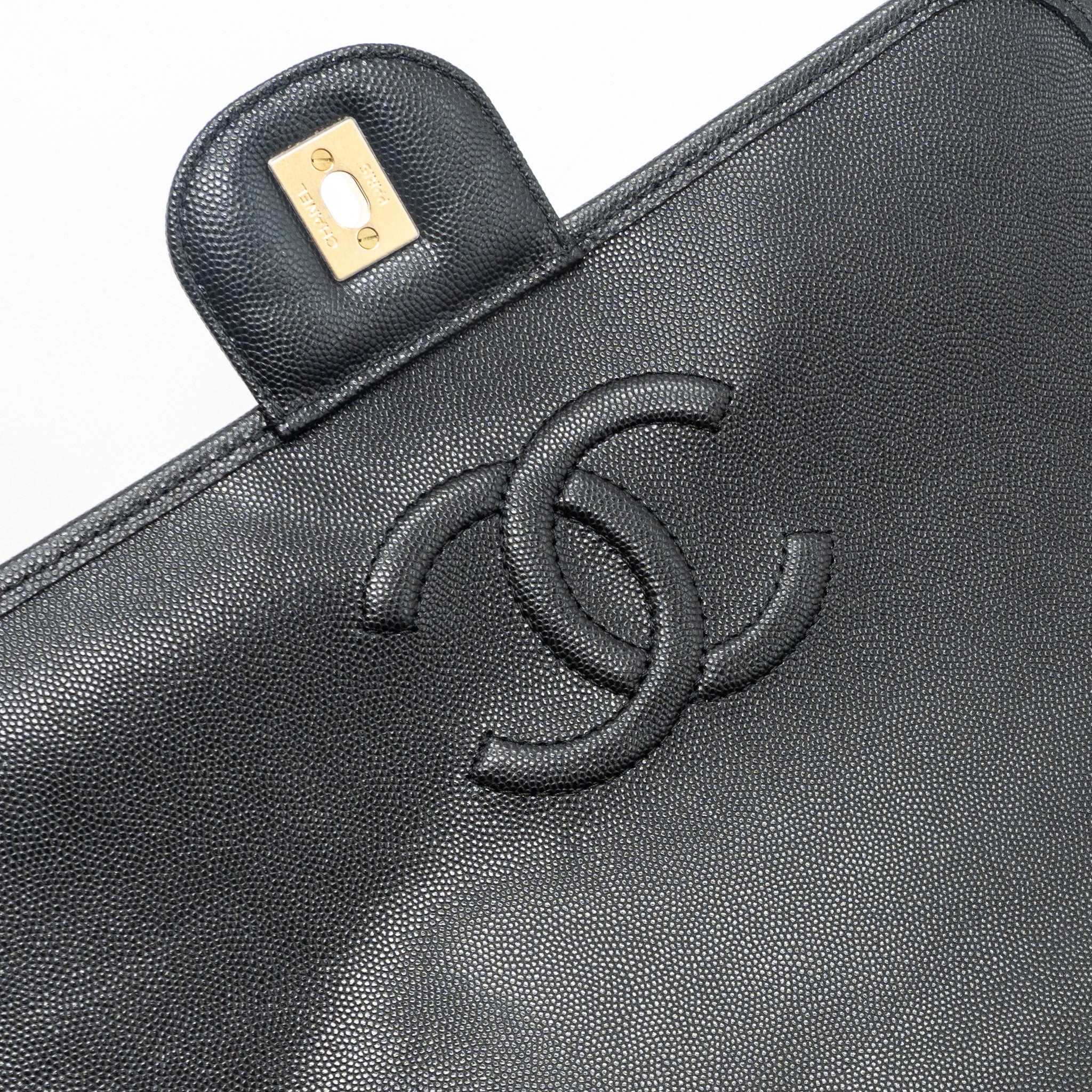 Chanel 22k Large Backpack Caviar Black (microchip)