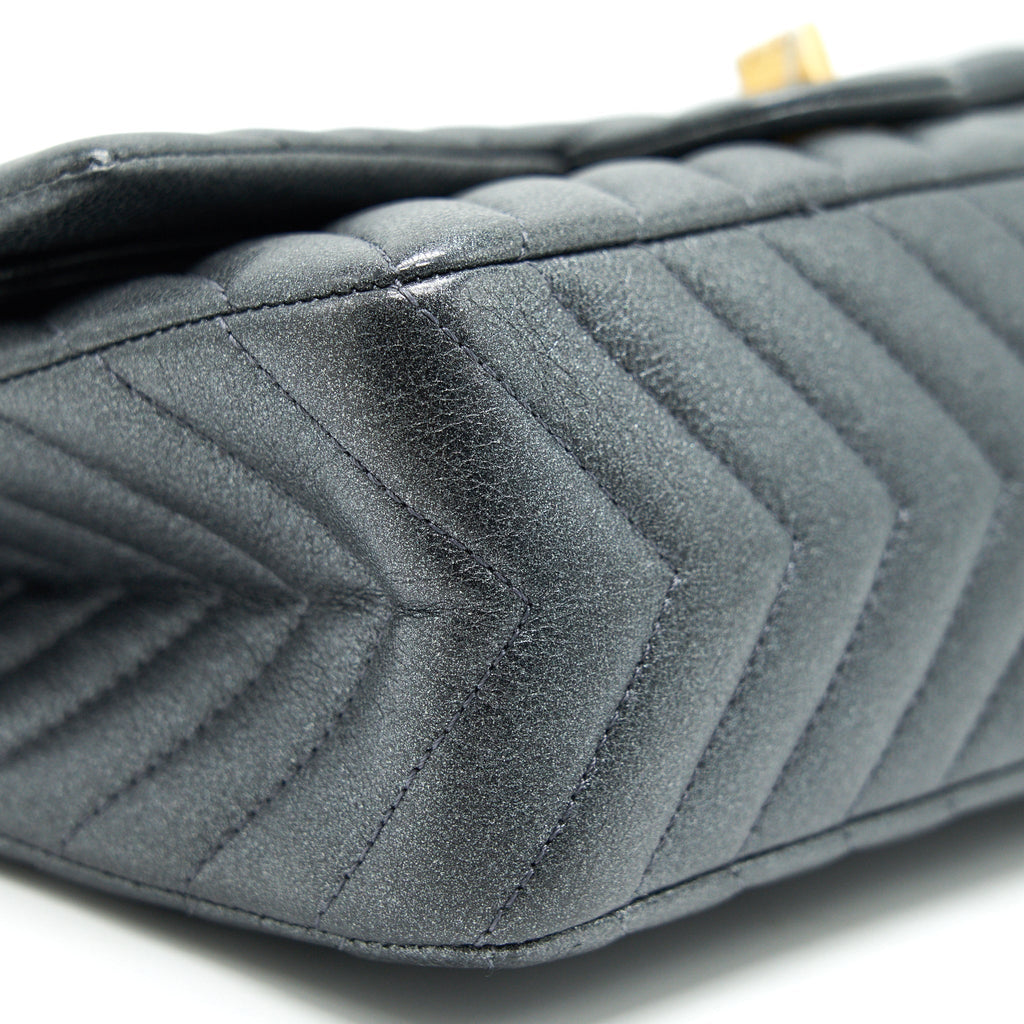 Chanel Chevron Small 2.55 226 Reissue Bag Charcoal