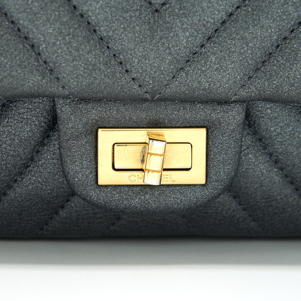 Chanel Chevron Small 2.55 226 Reissue Bag Charcoal