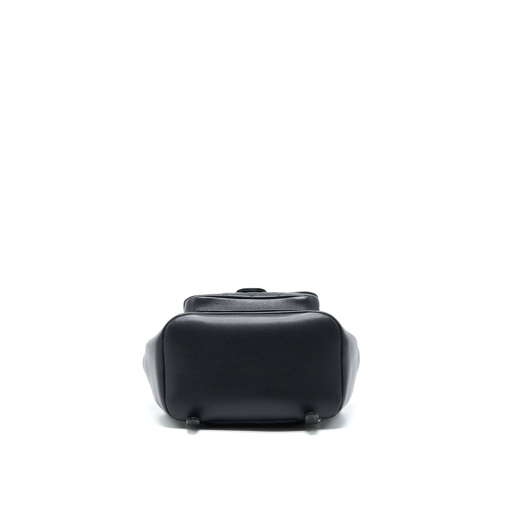 Chanel 23C Large Duma Backpack Calfskin Black L (Microchip)