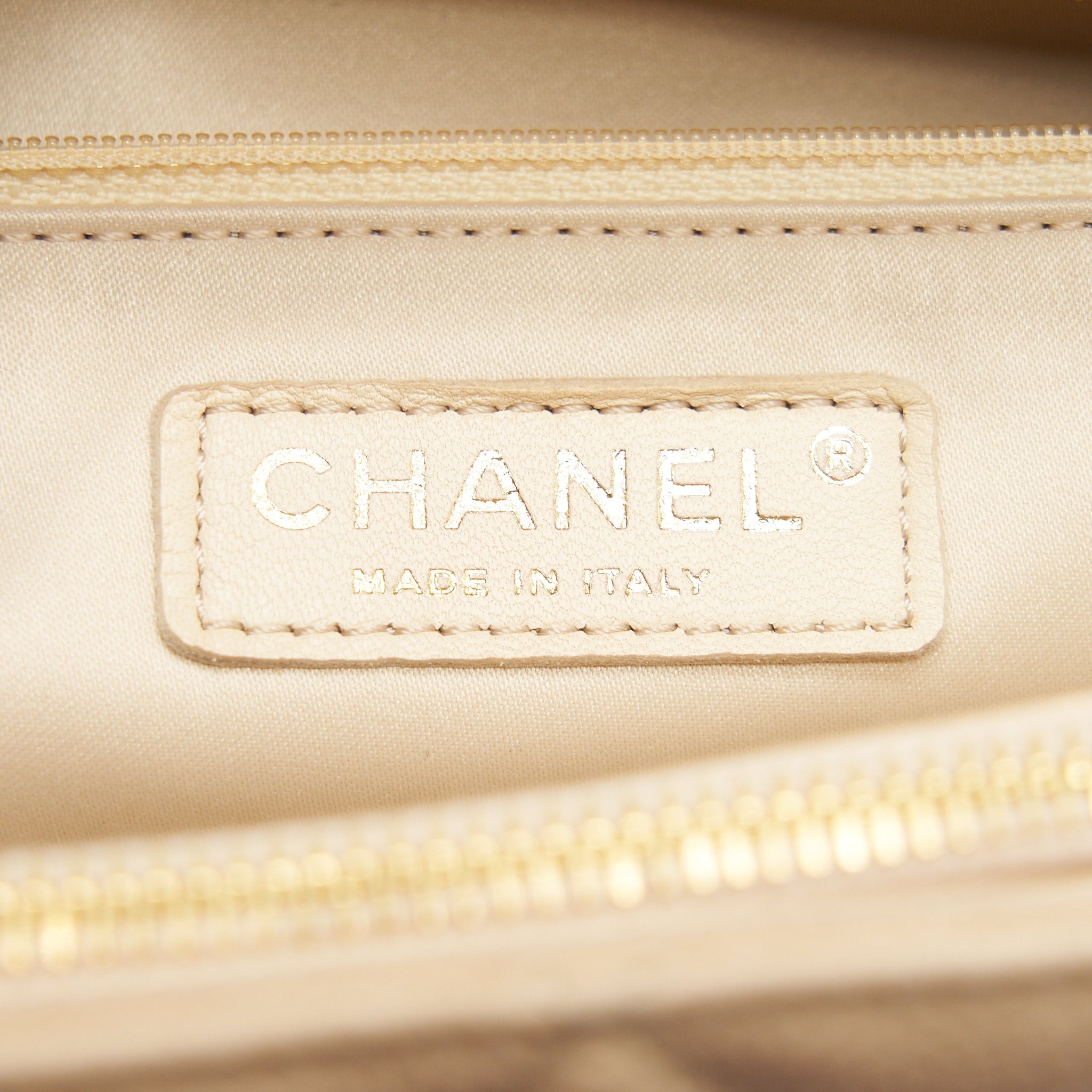 Chanel Grand Shopping Tote Bag Caviar Beige  Serial 16
