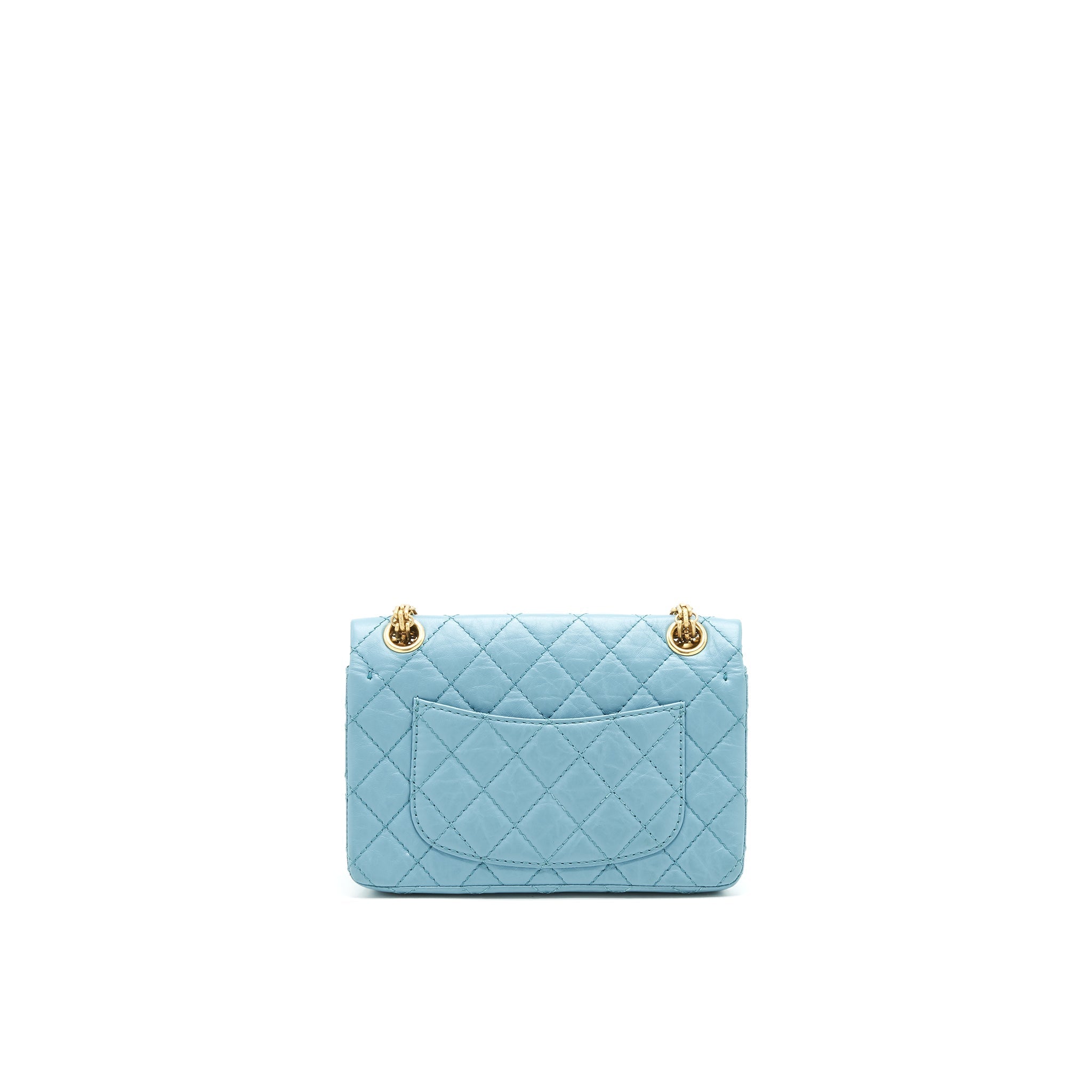 CHANEL MINI 2.55 REISSUE HANDBAG BLUE