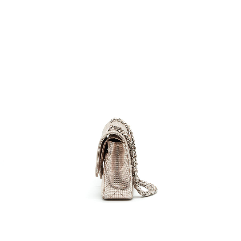 CHANEL SEASONAL MEDIUM FLAP BAG IN CHAMPAGNE PINK