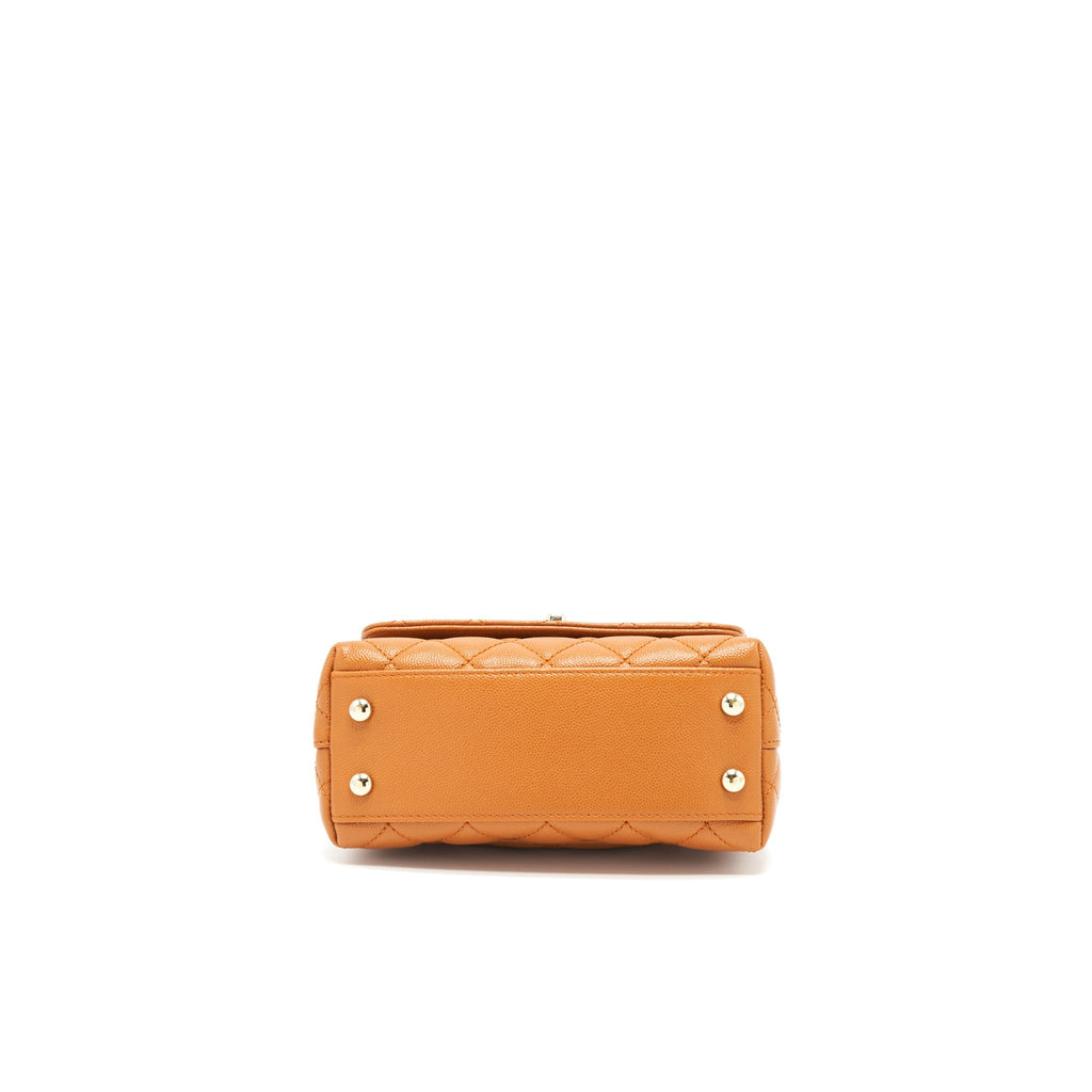 Chanel Extra Mini Coco Handle Caviar Caramel