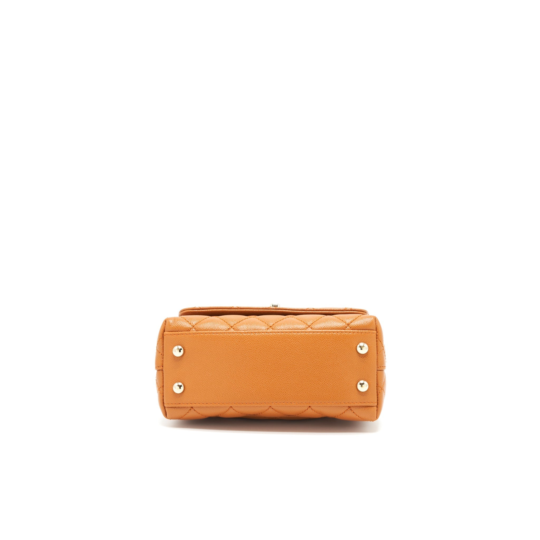 Chanel Extra Mini Coco Handle Caviar Caramel