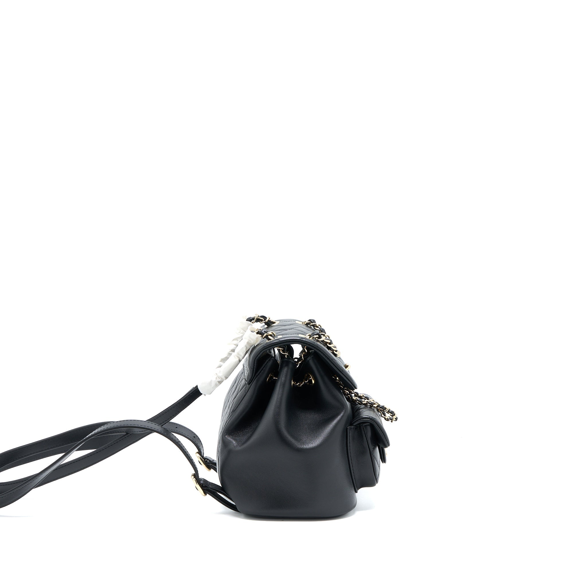 Chanel 23C Duma Mini Backpack Calfskin Black L (Microchip)