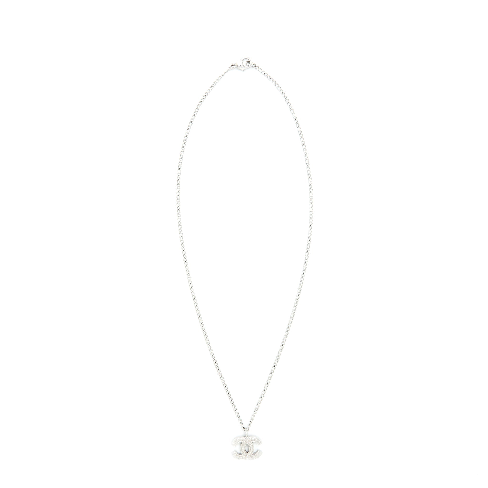 Chanel CC Logo Necklace/Earrings (Sell In A Set)