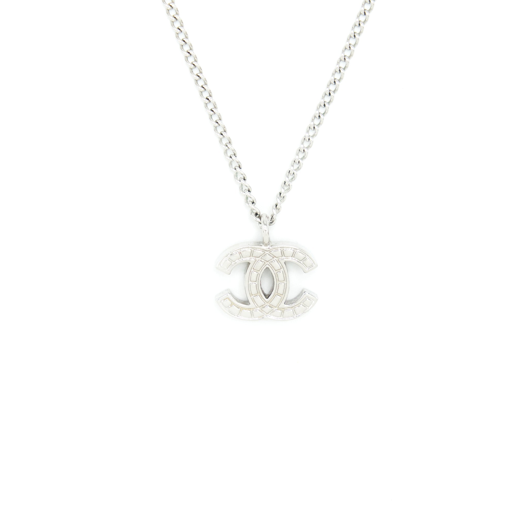 Chanel CC Logo Necklace/Earrings (Sell In A Set)