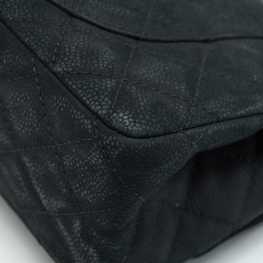CHANEL 2.55 226 REISSUE BAG IN CAVIAR BLACK