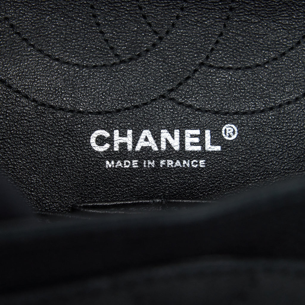 CHANEL 2.55 226 REISSUE BAG IN CAVIAR BLACK