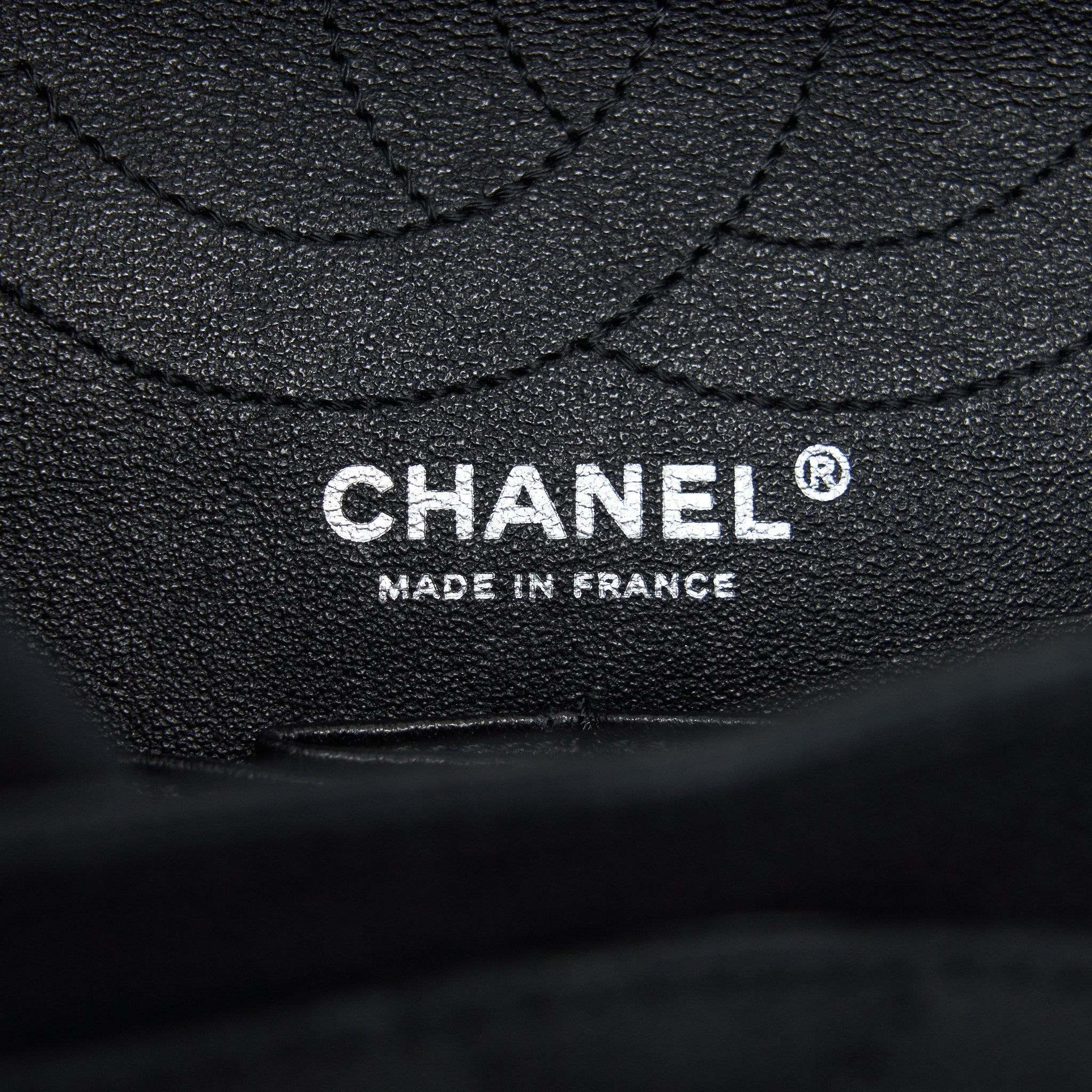 CHANEL 2.55 226 REISSUE BAG IN CAVIAR BLACK