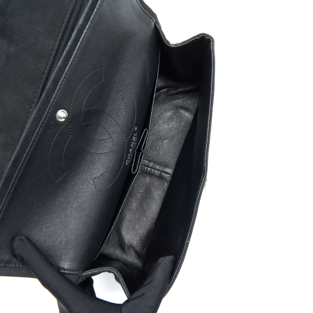 CHANEL 2.55 226 REISSUE BAG IN CAVIAR BLACK
