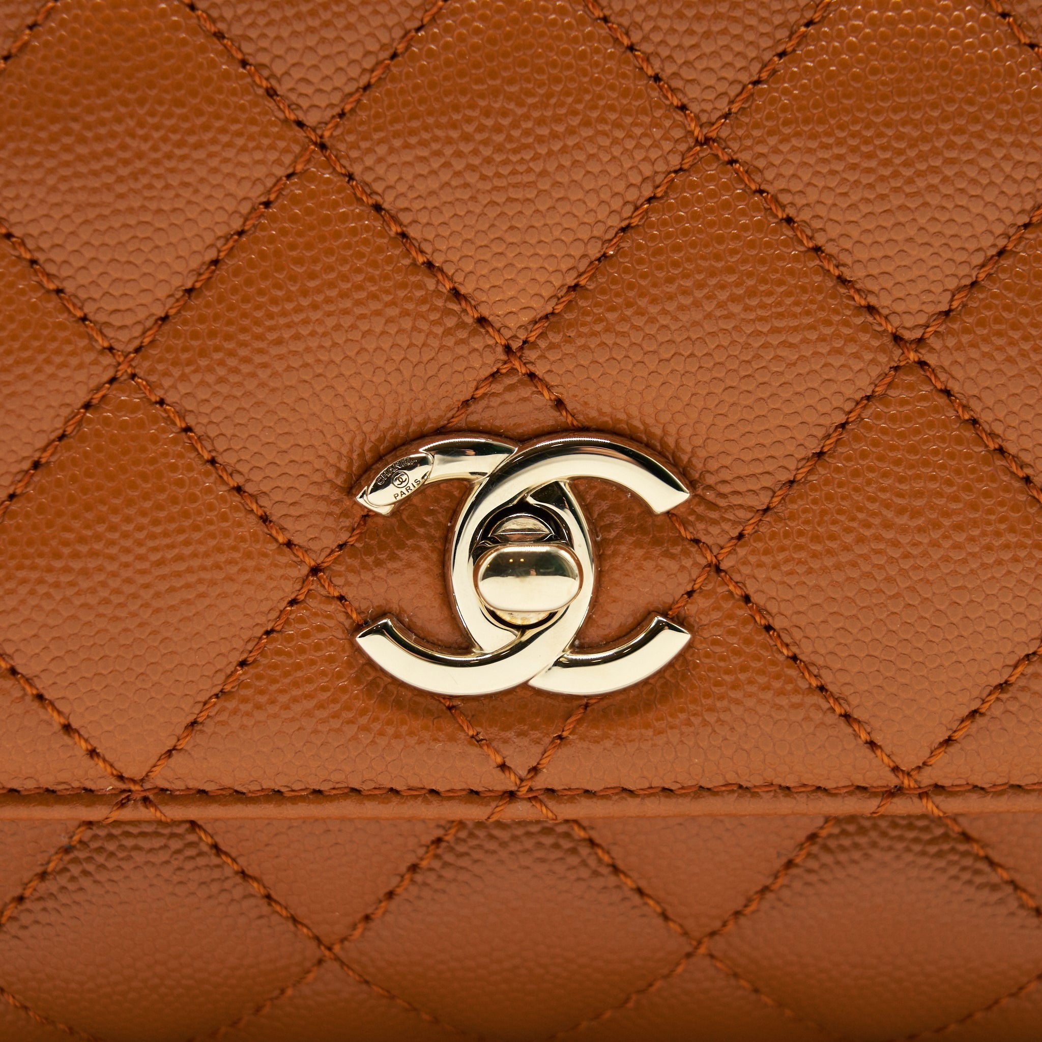 Chanel Extra Mini Coco Handle Caviar Caramel