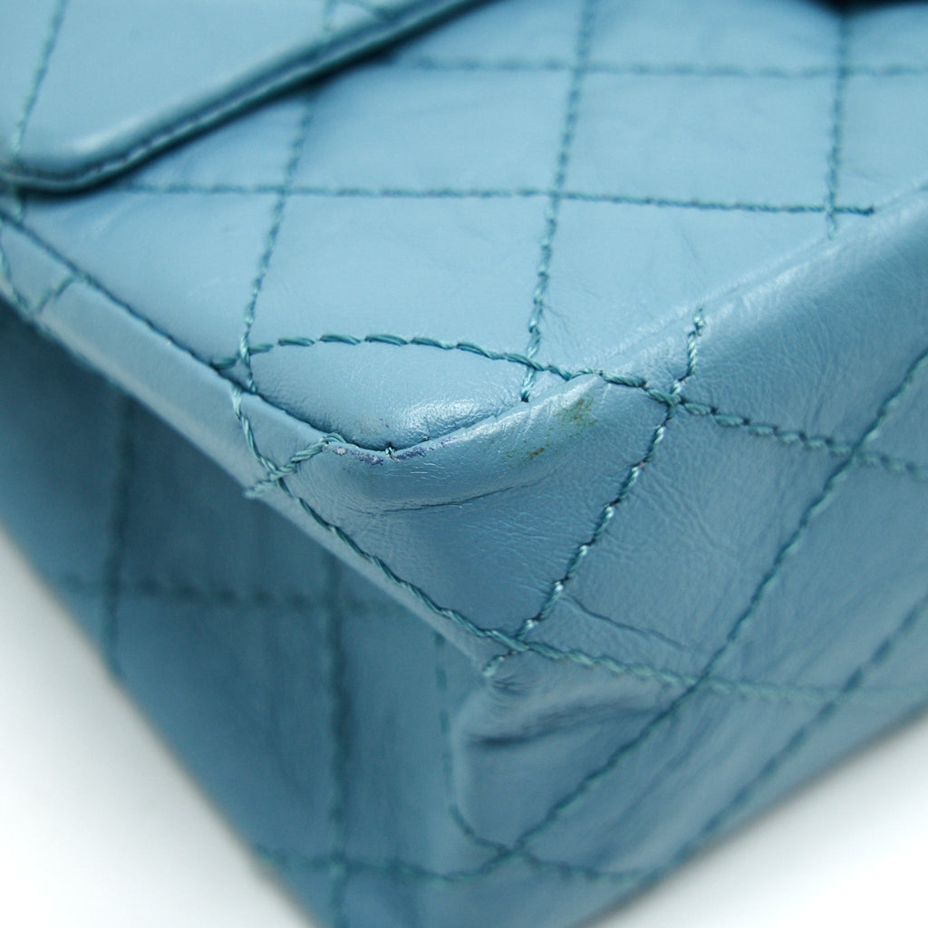 CHANEL MINI 2.55 REISSUE HANDBAG BLUE