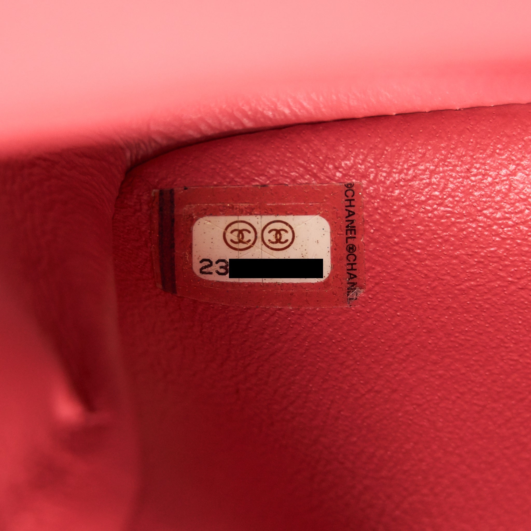 Chanel Mini Rectangular Flap Bag Caviar Coral Pink